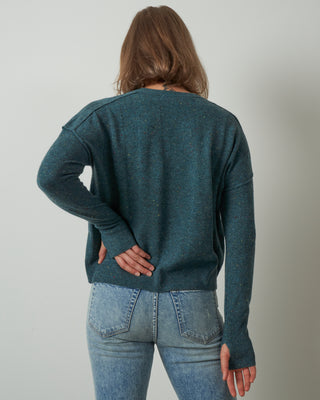 speckled crew - teal