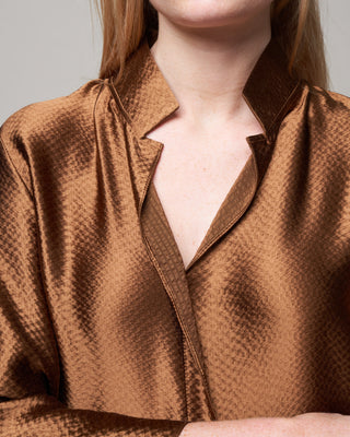 square front frolic top - clove