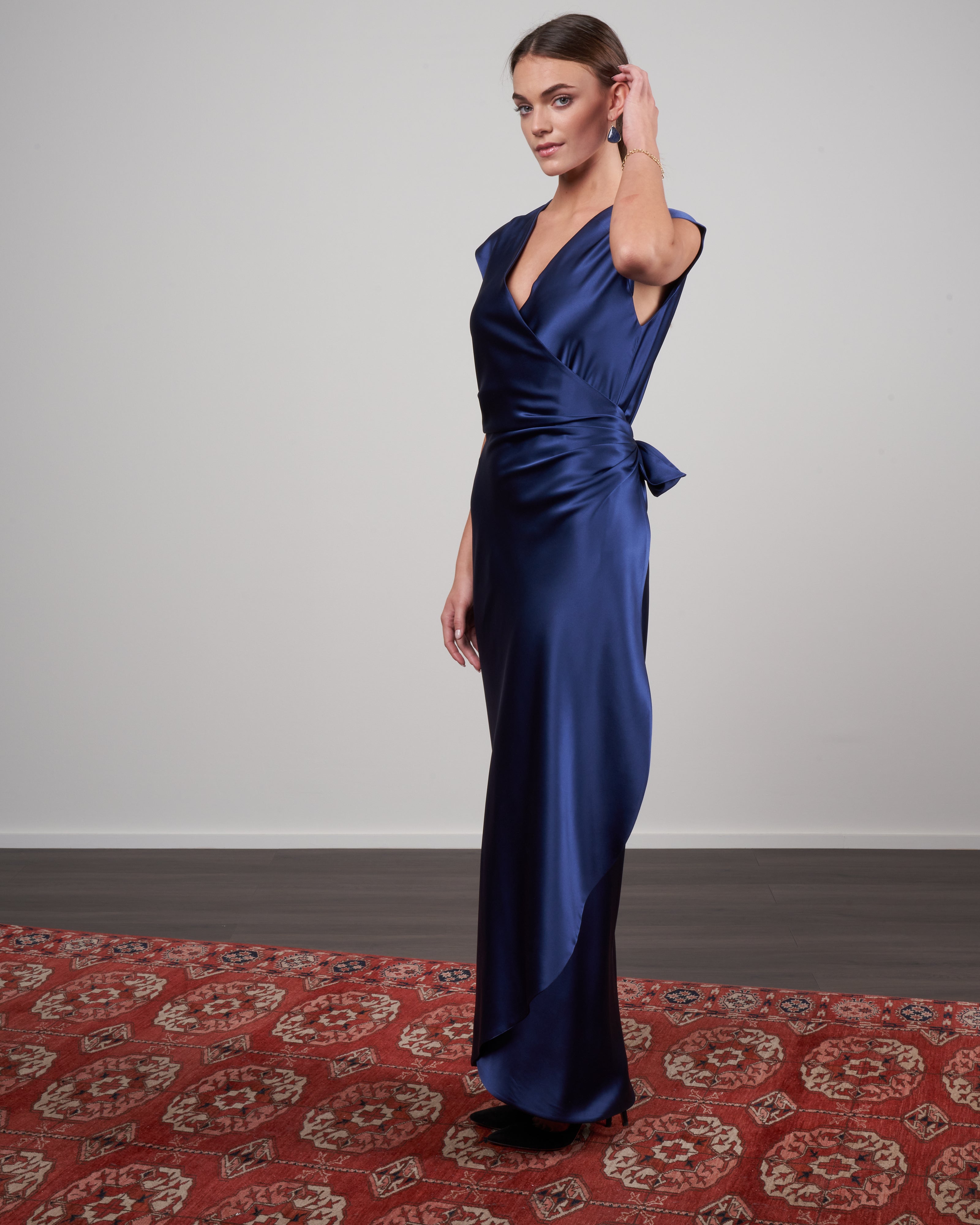 peter cohen silk dress PETER COHEN: Yard Dress