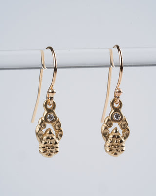 pincer earrings - gold