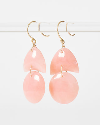 pink opal tiny arps earrings