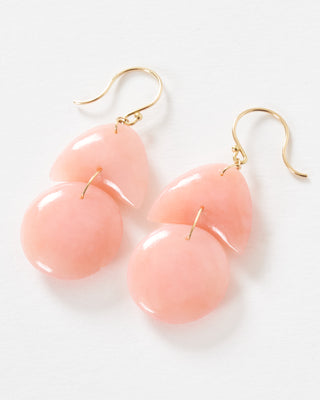 pink opal tiny arps earrings