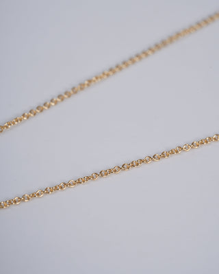 pisces disc necklace - yellow gold