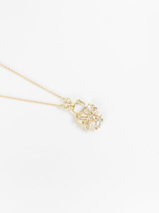 diamond padlock necklace