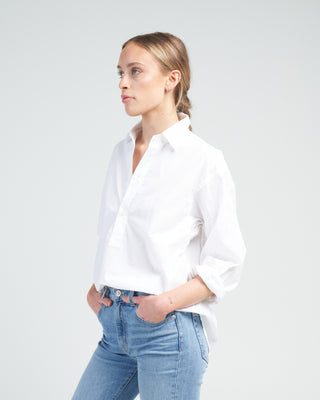 popover shirt - white