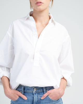 popover shirt - white