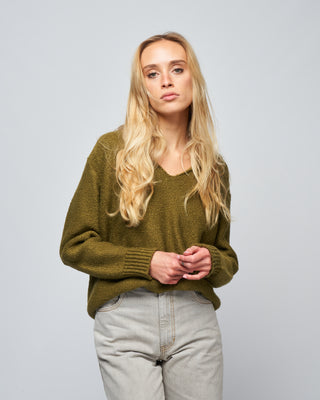 prelude top - olive