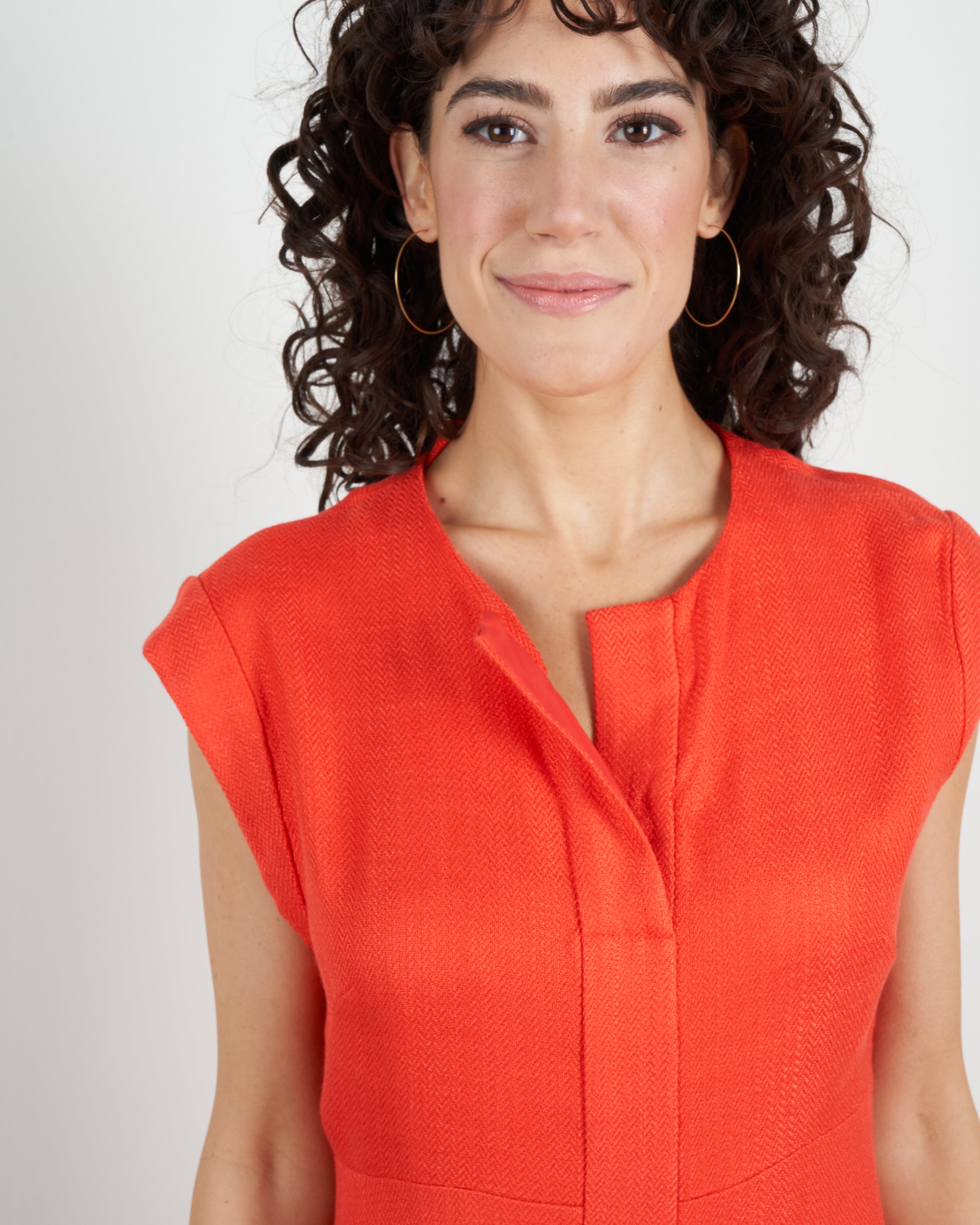 rachel comey orange dress Alberry Dress Orange / M / Dahlia Ramie