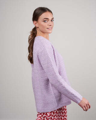 paseo sweater - lilac