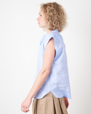 rusk top - blue