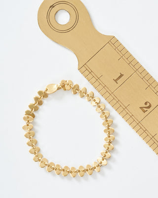 rain bracelet small oval gold