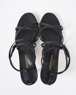 raina sandal - black nappa