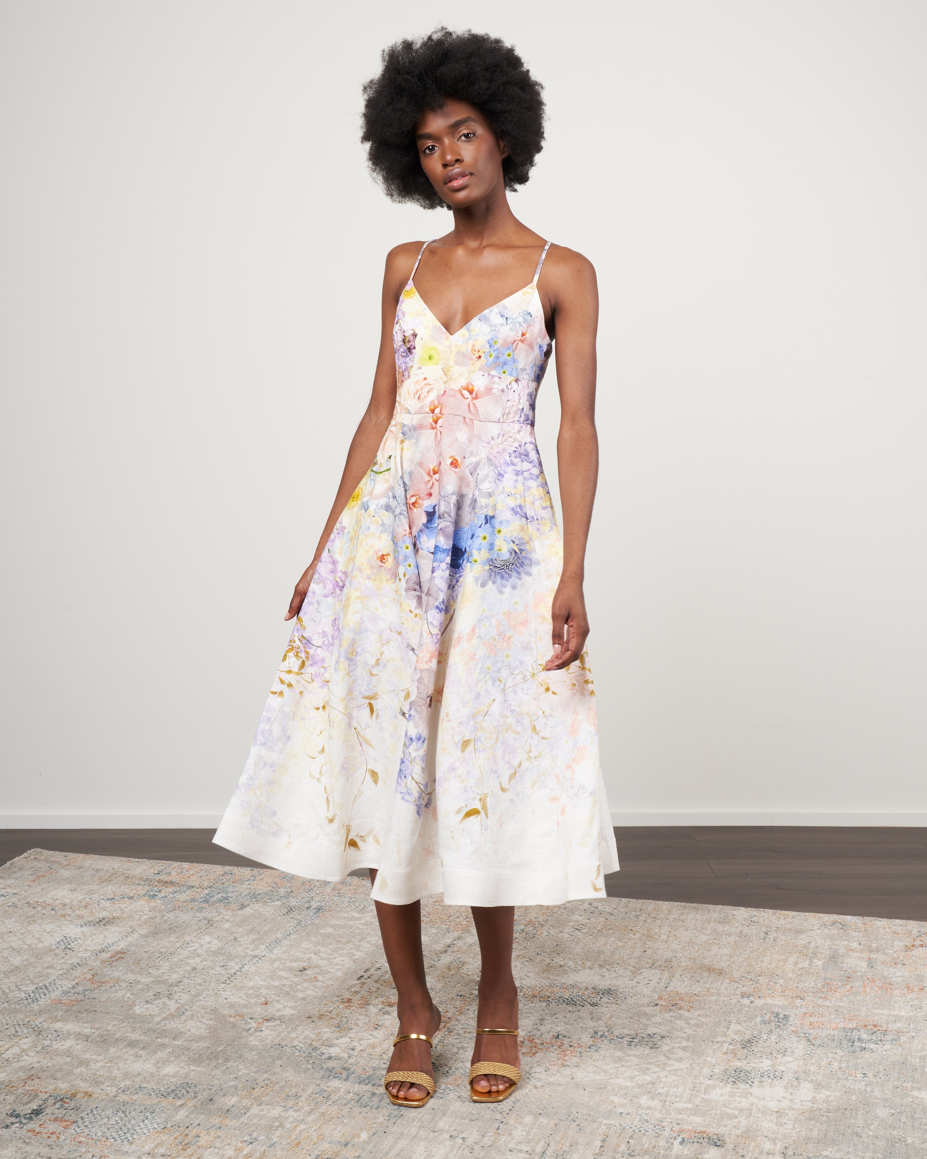 Zimmermann Rhythmic Picnic Dress Citrus Garden Cigdn Zimmermann Rhythmic Picnic Dress Citrus Garden Cigdn