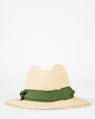 rise n' shine - oatmeal with green stitching and ribbon