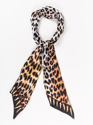 leopard's teeth scarf - gold