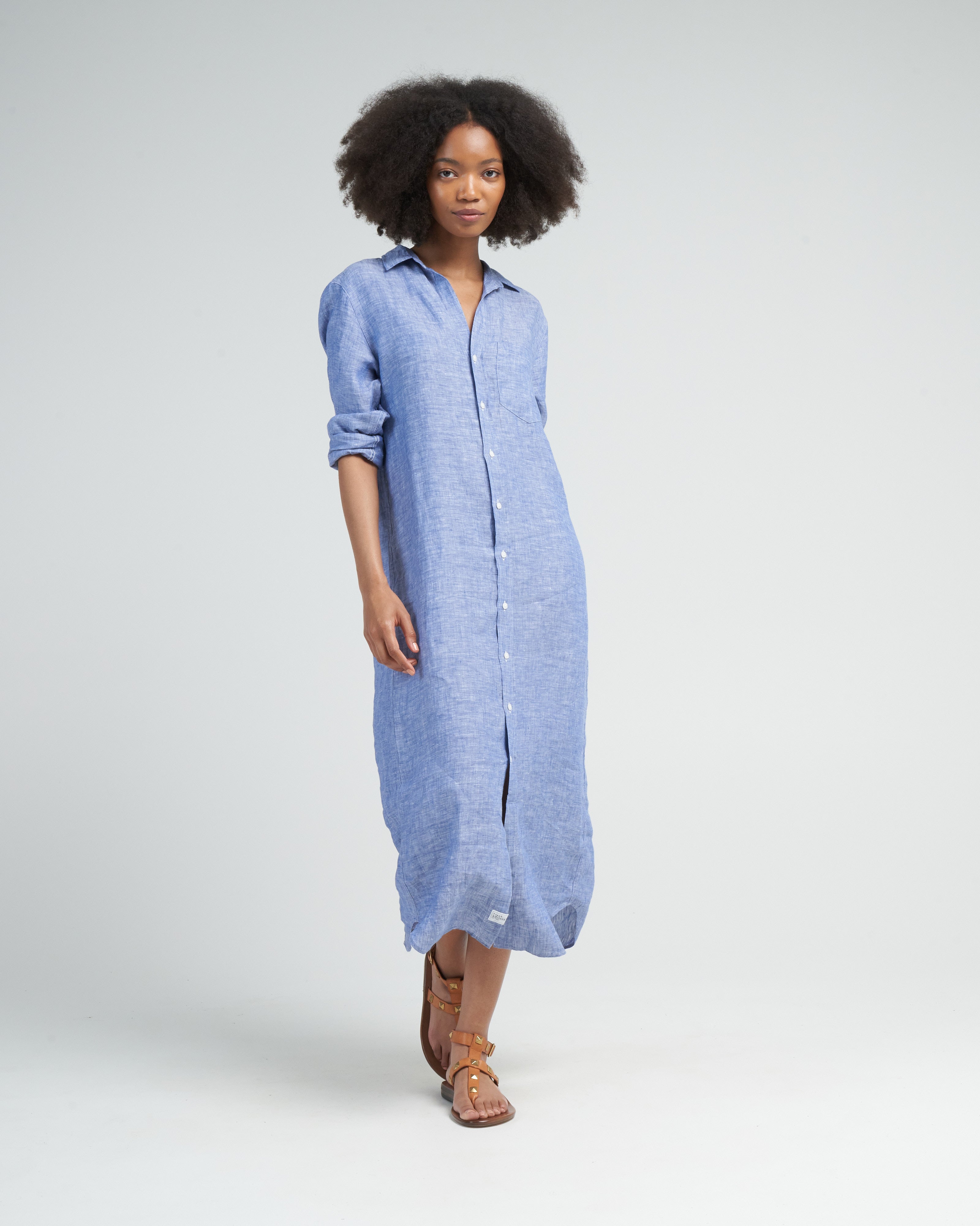frank & eileen rory woven long dress Frank & Eileen