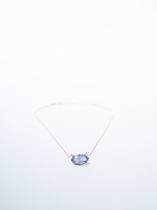 lavender beryl gemstone necklace