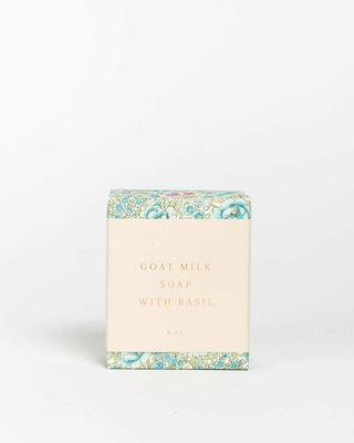 goat milk basil soap