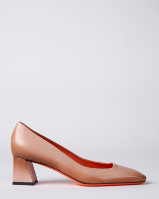 hanah heel - pink leather