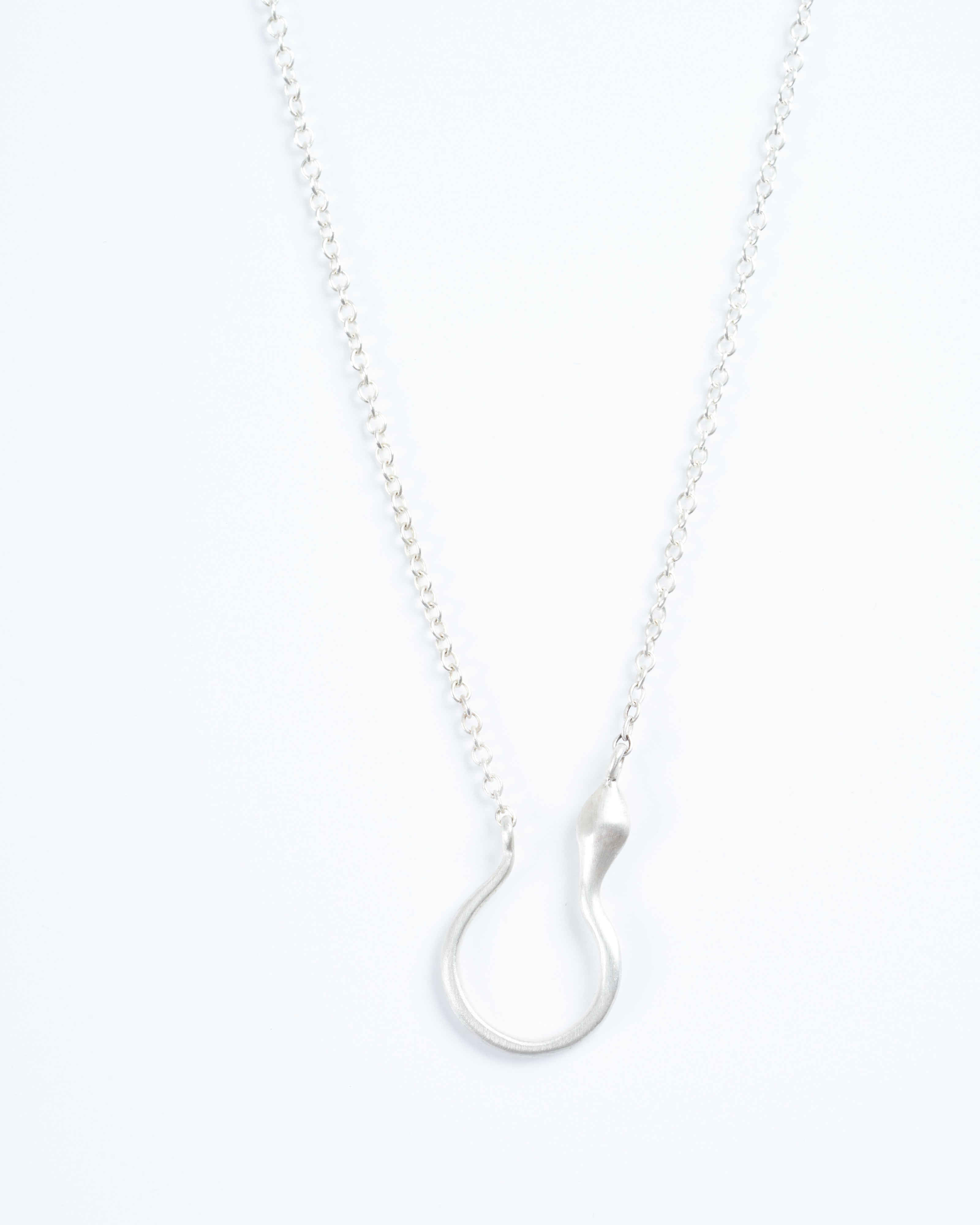 Dan-Yell Sapera Charm Holder Necklace Silver Silver