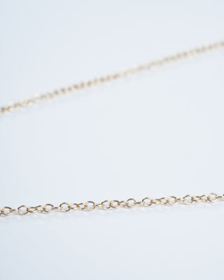 sapera diamond charm holder necklace - gold