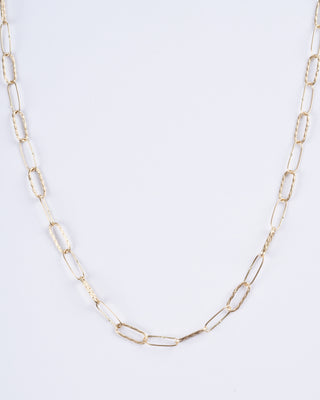 handmade 21" bowline chain - gold