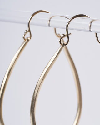 small anjou hoops - gold