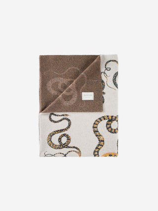 serpents cashmere blanket
