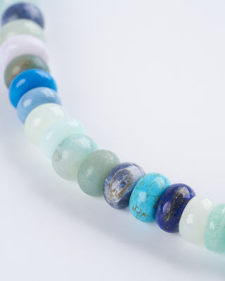 10k candy gem necklace - ocean