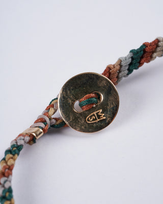 boyzie bracelet multi with diamond - multi nylon and stone