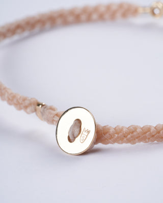 classic diamond bracelet in natural - natural nylon and stone