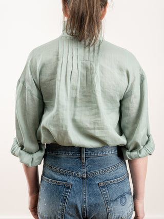 lucy l/s blouse - seamoss