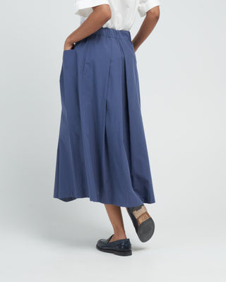 seersucker skirt - blue