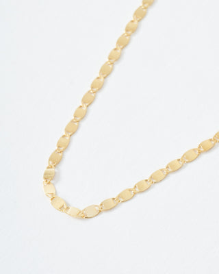 shimmer chain necklace