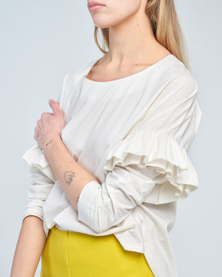 shirt upper arm ruffle