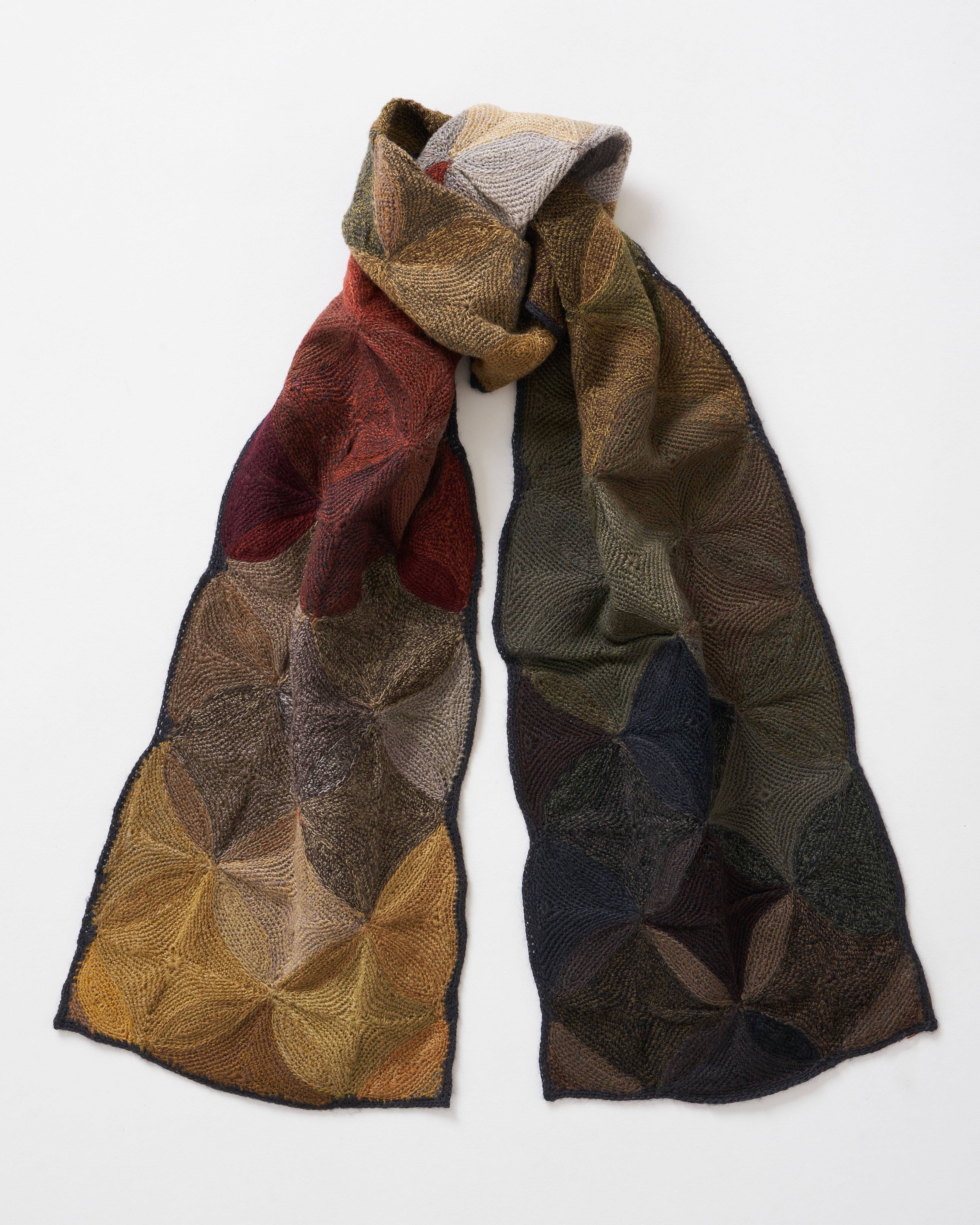 Sophie Digard Short Mix & Max Ombre Scarf Multi