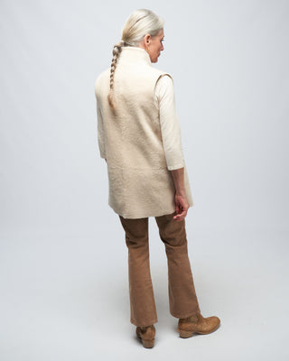 short stand collar gilet