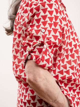 damla shirt - red triangle