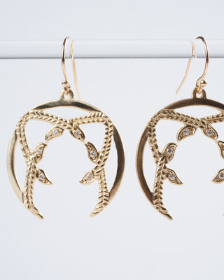 sibyl earrings - gold