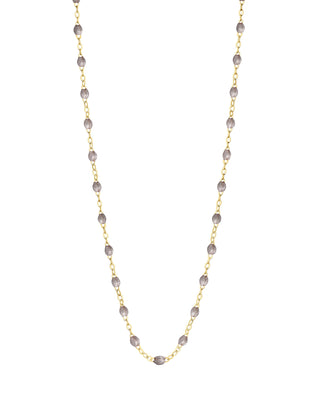 classic gigi yellow gold necklace - silver