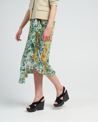 sina patch skirt - yellow