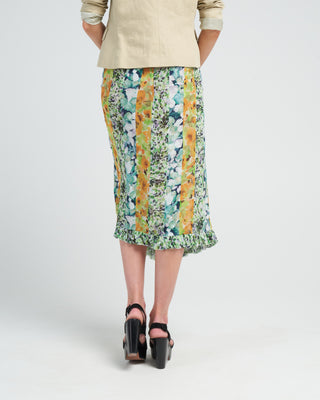sina patch skirt - yellow