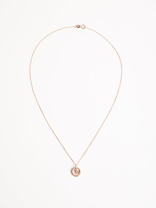 rose gold horoscope necklace - libra