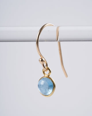 small aquamarine earrings