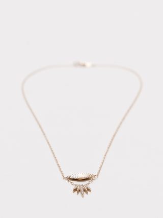 ufo necklace with diamonds