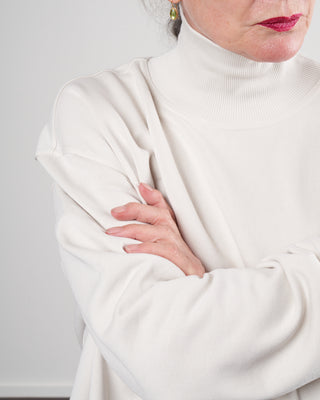 fleece pullover - mastic