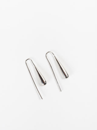 threader earrings - silver