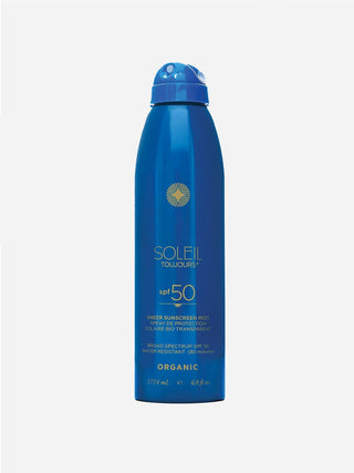 organic sheer sunscreen mist - spf 50