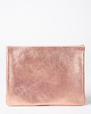 sparkle zip large - sparkle peach