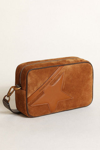 star bag suede body smooth leather star - tobacco